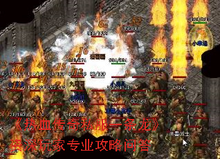 《热血传奇私服一条龙》资深玩家专业攻略问答 《热血传奇私服一条龙》资深玩家专业攻略问答