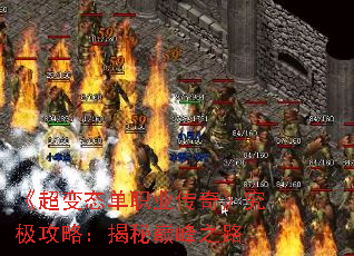《超变态单职业传奇》究极攻略:揭秘巅峰之路 《超变态单职业传奇》究极攻略:揭秘巅峰之路