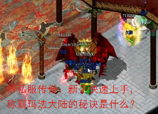 99私服传奇:新手快速上手,称霸玛法大陆的秘诀是什么? 99私服传奇:新手快速上手,称霸玛法大陆的秘诀是什么?