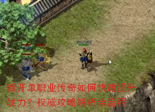 新开单职业传奇如何快速提升战力?权威攻略解析全流程 新开单职业传奇如何快速提升战力?权威攻略解析全流程