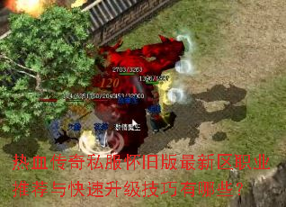 热血传奇私服怀旧版最新区职业推荐与快速升级技巧有哪些? 热血传奇私服怀旧版最新区职业推荐与快速升级技巧有哪些?