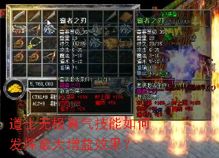 道士无极真气技能如何发挥最大增益效果? 道士无极真气技能如何发挥最大增益效果?