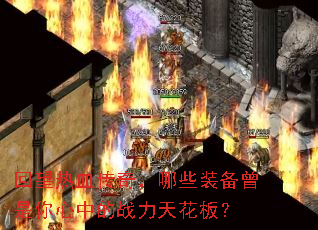 ������Ѫ���棬��Щװ�����������е�ս���컨�壿