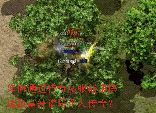 如何通过传奇私服秘诀快速致富并谱写个人传奇? 如何通过传奇私服秘诀快速致富并谱写个人传奇?