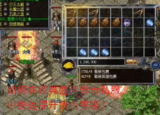 如何在经典盛世传奇私服中快速提升角色等级? 如何在经典盛世传奇私服中快速提升角色等级?