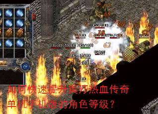 如何快速提升奥汀热血传奇单机手机版的角色等级? 如何快速提升奥汀热血传奇单机手机版的角色等级?