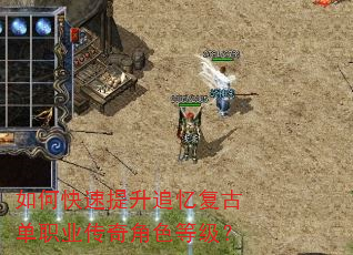 如何快速提升追忆复古单职业传奇角色等级? 如何快速提升追忆复古单职业传奇角色等级?